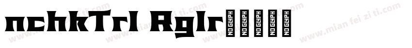AnachakTrial Regular字体转换